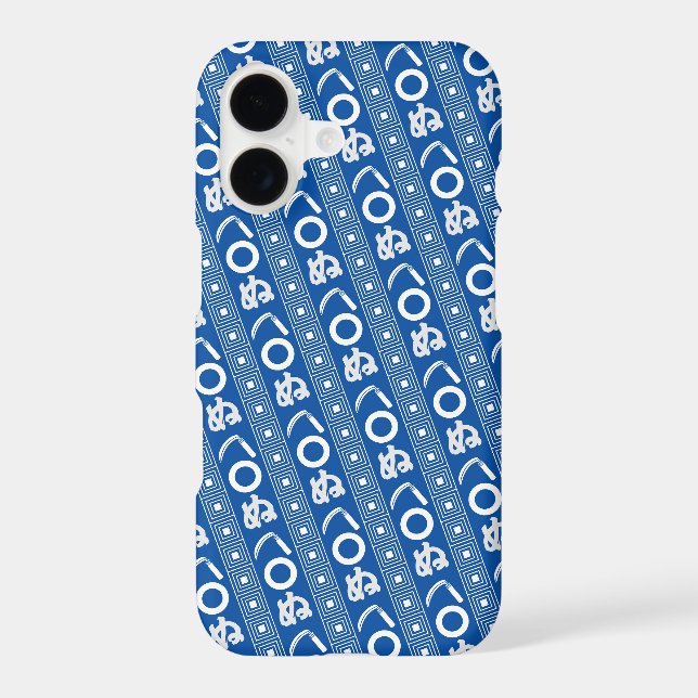 Kamawanu Edo-Style Graphic Pattern Iphone Case (Back)