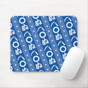 Kamawanu Edo-Style Graphic Pattern Mouse Pad