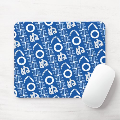 Kamawanu Edo-Style Graphic Pattern Mouse Pad