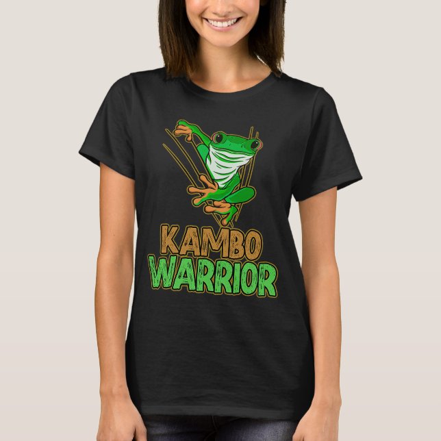 Kambo Warrior Frog Ceremony Herbal Medicine T-Shirt (Front)