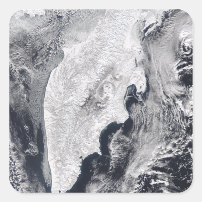 Kamchatka Peninsula, Eastern Russia Square Sticker (Front)