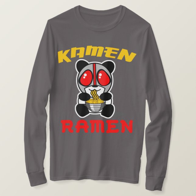 Kamen Ramen Long Sleeve T-Shirt (Design Front)