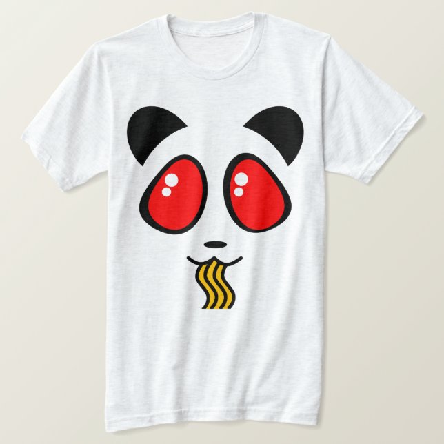 KAMEN RAMEN PANDA FACE TSHIRT (Design Front)
