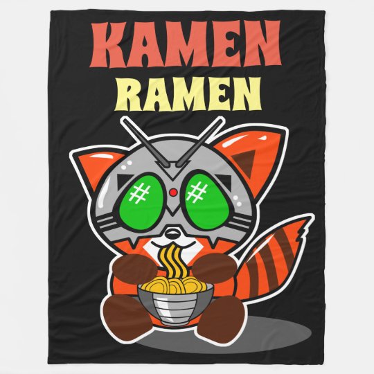 KAMEN RAMEN RED PANDA THROW BLANKET | Zazzle.com