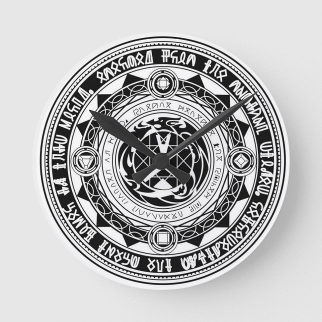 KAMEN RIDERS WIZARDS MAGIC CIRCLE ROUND CLOCK (Front)