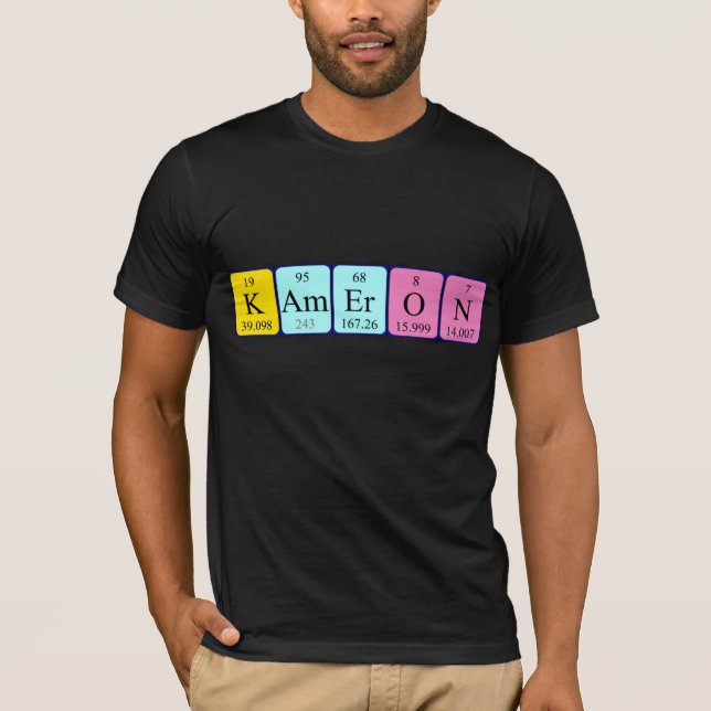 Kameron periodic table name shirt (Front)
