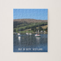 Kames Bay, Isle of Bute, Scotland Jigsaw Puzzle