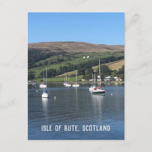 Kames Bay Isle of Bute Scotland Postcard