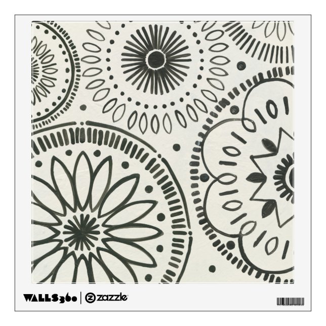 Kami Abstract Pattern Wall Sticker (Front)