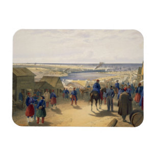 Kamiesch, plate from 'The Seat of War in the East' Magnet