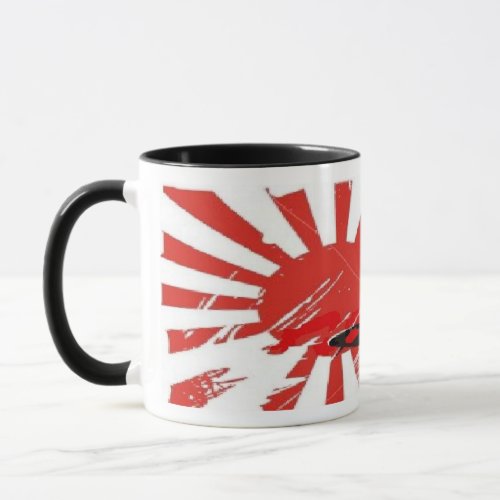 Kamikaze Bomber Japanese Rising Sun Flag Mug