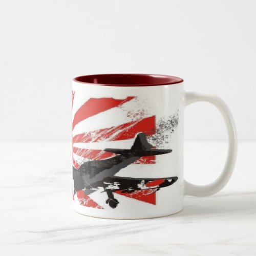 Kamikaze Bomber Japanese Rising Sun Mug Custom