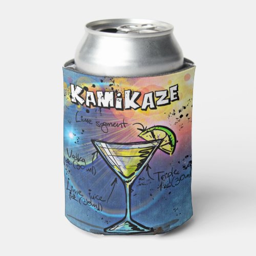 Kamikaze Cocktail 3 of 12 Drink Recipe Sets Can Cooler