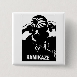 Kamikaze Pinback Button