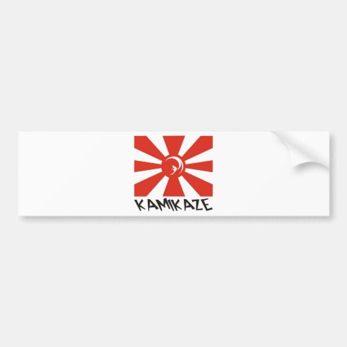 Kamikaze Surf Bumper Sticker