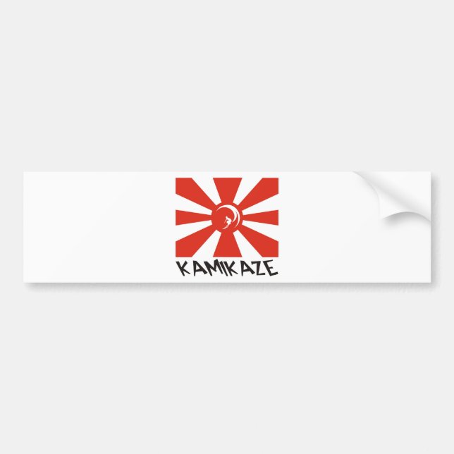Kamikaze Surf Bumper Sticker (Front)