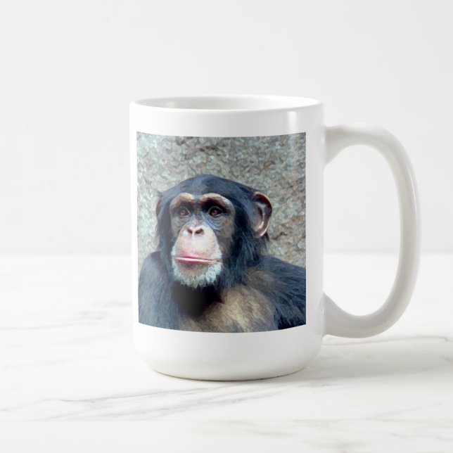 Kamil Abi - Chimpanzee Coffee Mug (Right)