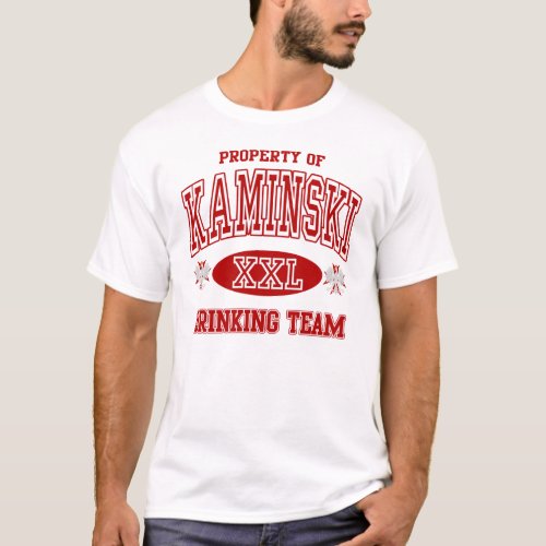 Kaminski Polish Drinking Team T_Shirt