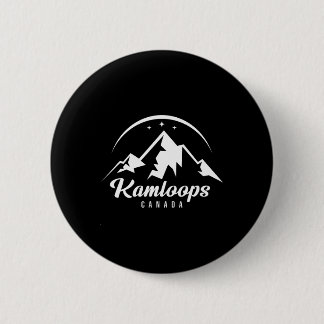 Kamloops Canada Ski Resort Skiing Snowboarding Button