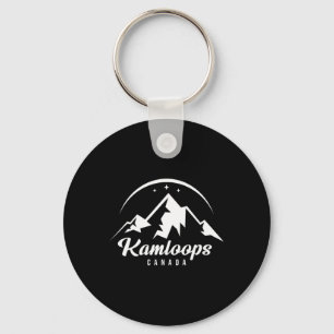 Kamloops Canada Ski Resort Skiing Snowboarding Keychain