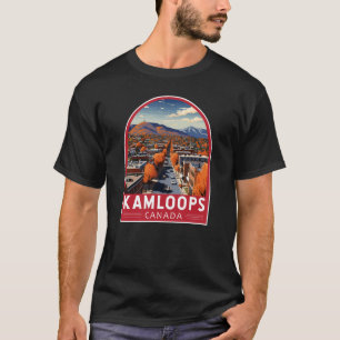 Kamloops Canada Travel Art Vintage T-Shirt