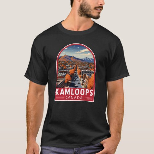 Kamloops Canada Travel Art Vintage T_Shirt