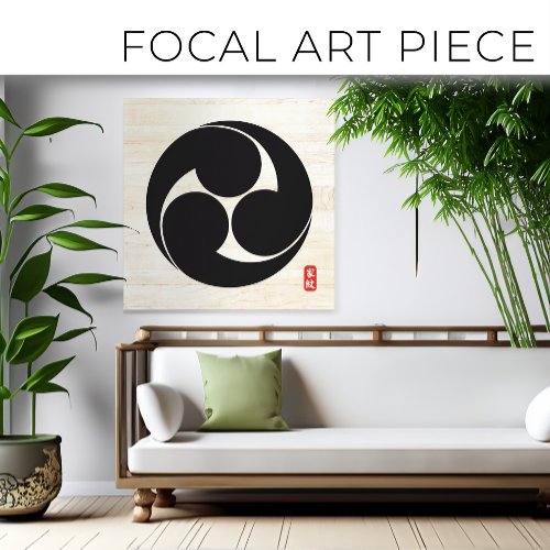 KAMON ( family crest ) Yamamoto  Canvas Print