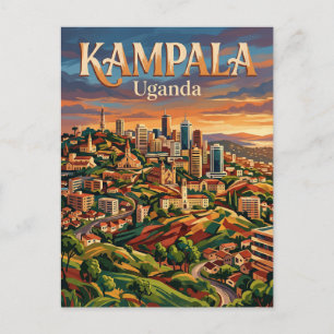 Kampala Seven Hills Uganda Postcard