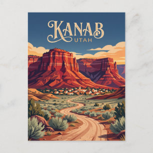 Kanab USA Postcard