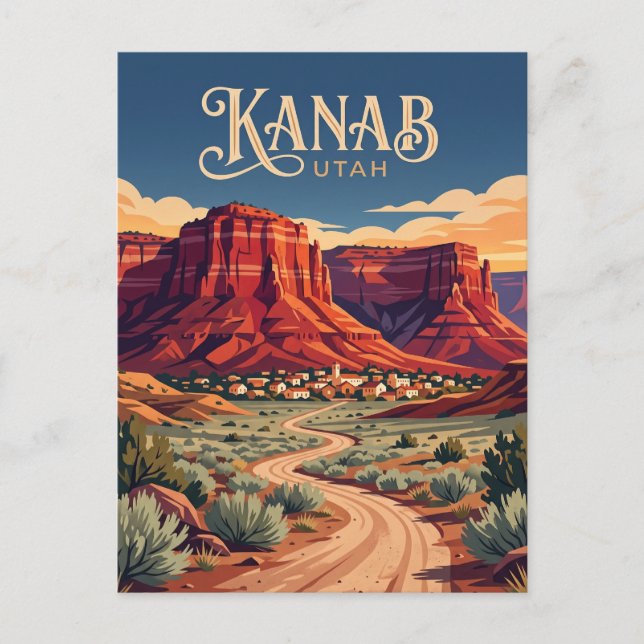 Kanab USA Postcard (Front)