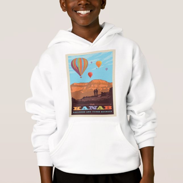 Kanab, Utah | Balloons And Tunes Roundup Hoodie (Front)