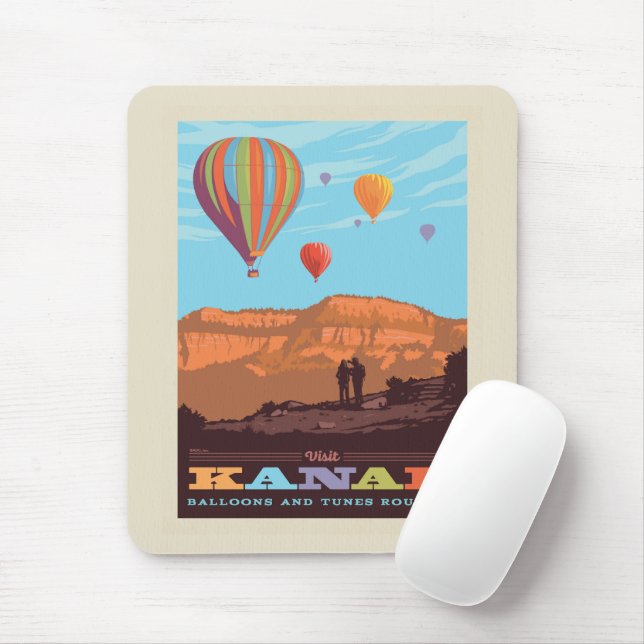 Kanab, Utah | Balloons And Tunes Roundup Mouse Pad (With Mouse)