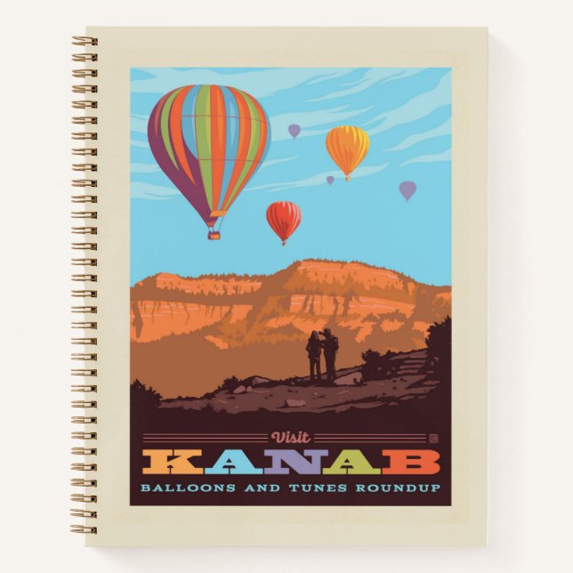 Kanab, Utah | Balloons And Tunes Roundup Notebook (Front)