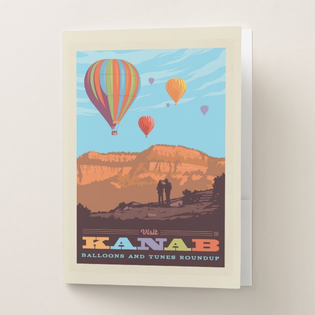 Kanab, Utah | Balloons And Tunes Roundup Pocket Folder (Front)