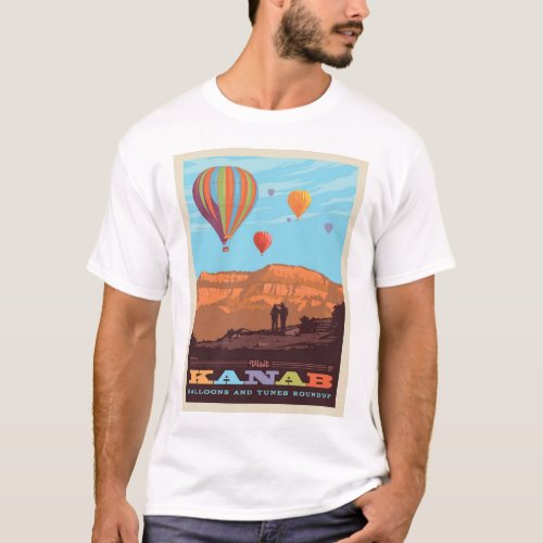 Kanab Utah  Balloons And Tunes Roundup T_Shirt