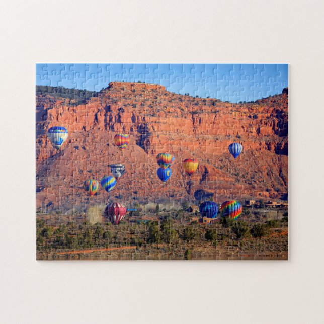 Kanab Utah Hot Air Balloons Jigsaw Puzzle (Horizontal)