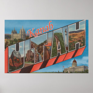 Kanab, UtahLarge Letter ScenesKanab, UT Poster