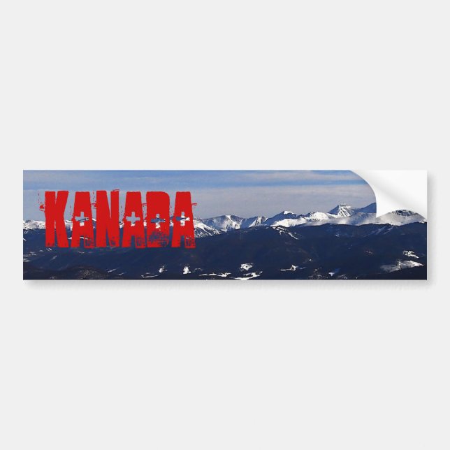 KANADA BUMPER STICKER (Front)