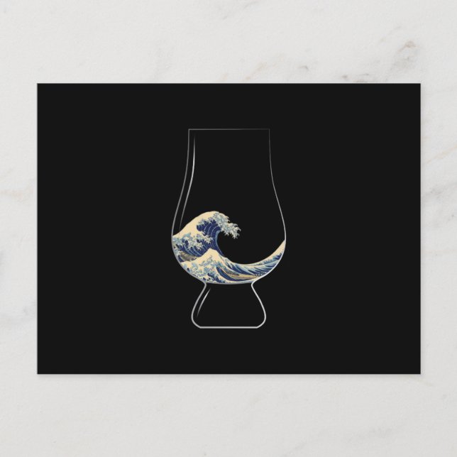Kanagawa Glencairn Glass Postcard (Front)