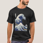 Kanagawa Japanese Art The Great Wave Vintage Aesth T-Shirt