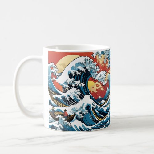 Kanagawa Japanese The great wave Coffee Mug