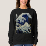 Kanagawa Japanese Thes Greatss Wavess Sweatshirt