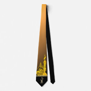Kanak arrowhead neckline. Sangria. Neck Tie