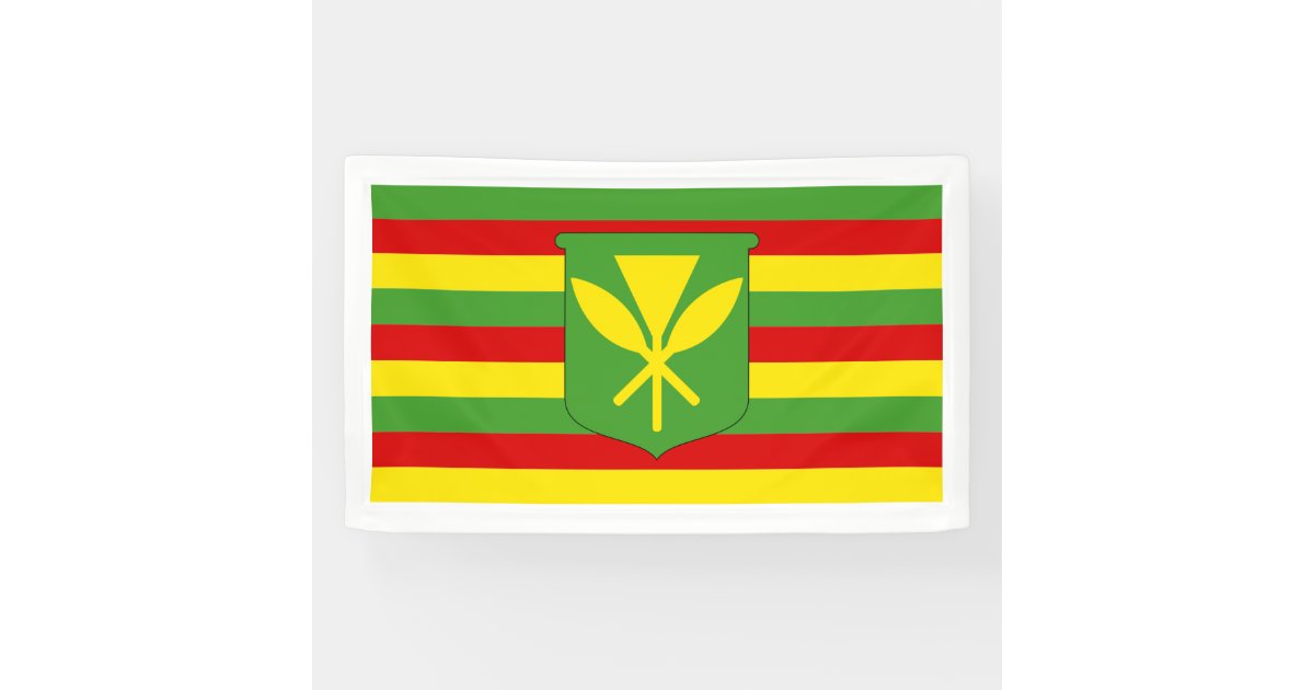 Kanaka Maoli Hawaii Independence Flag Banner Zazzle Com Kanaka maoli ethnic flag, hawaii. zazzle