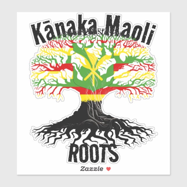 Kānaka Maoli ROOTS Sticker (Sheet)