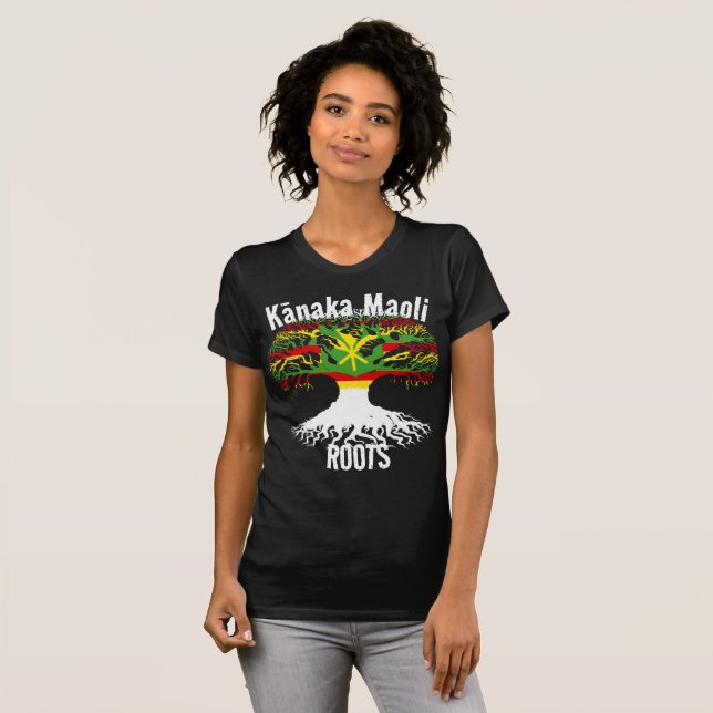 Kānaka Maoli ROOTS T-Shirt (Front Full)