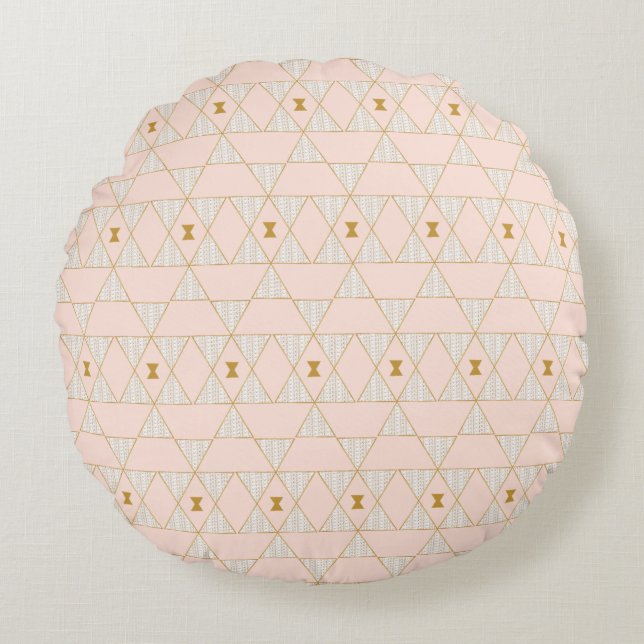 Kanatitsa Trybal Symbol for Family Round Pillow (Front)