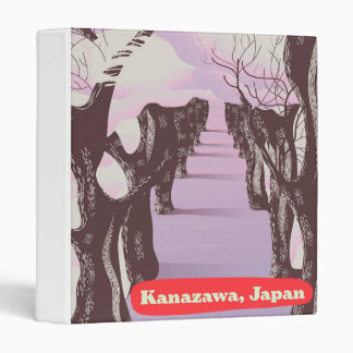 Kanazawa, Japan Blossom 3 Ring Binder
