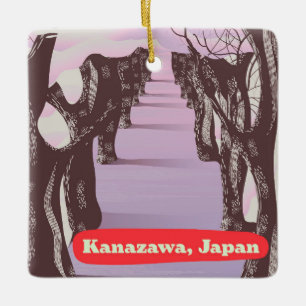 Kanazawa, Japan Blossom Ceramic Ornament