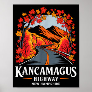 Kancamagus Highway New Hampshire Fall Foliage Souv Poster